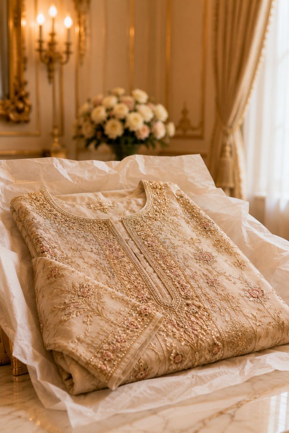 Delicate Embroidered Wear laundry service — The Swiss Laundry Kolkata