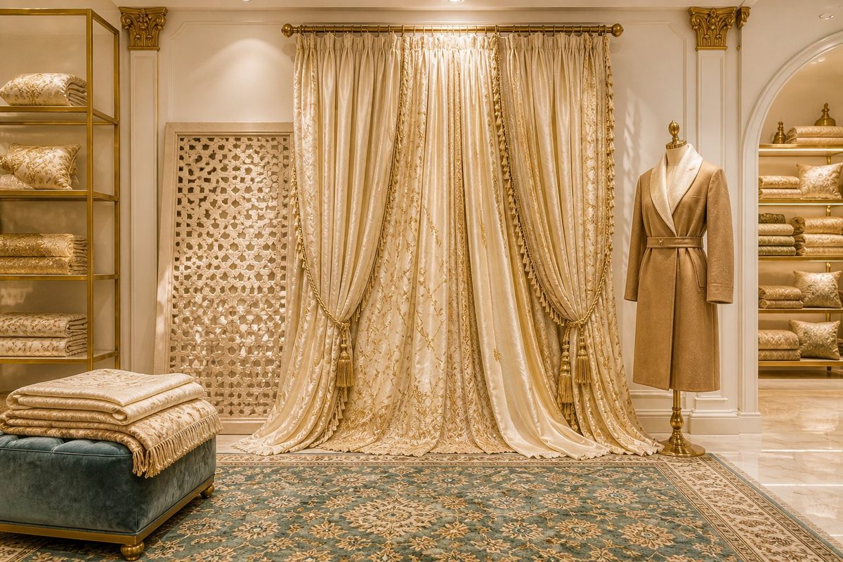 Curtains home textiles Kolkata — The Swiss Laundry